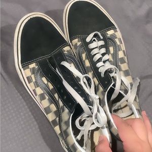Foggy Checkered Vans